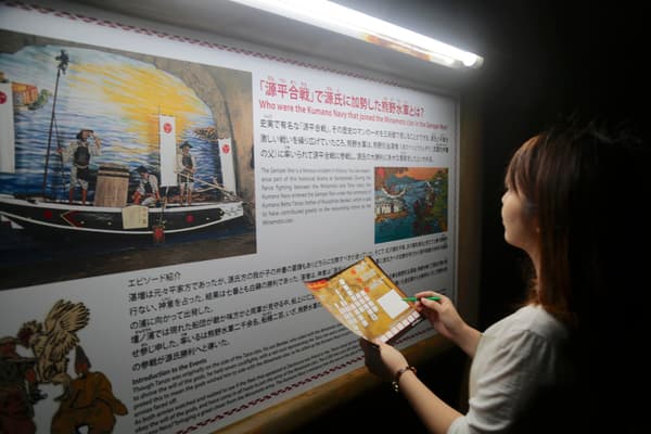 Participants exploring the cave