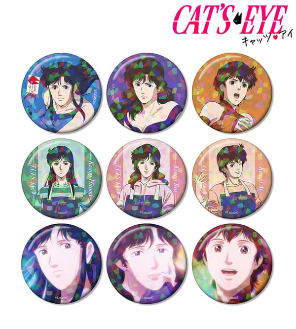 เข็มกลัดโฮโลแกรม Trading キャッツ♥アイ