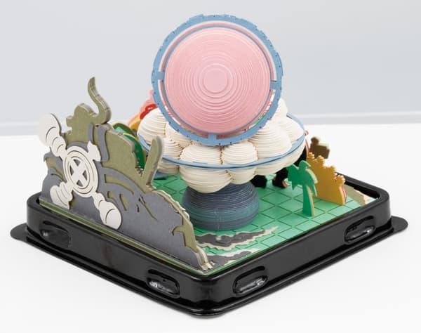 已完成的和之国纸工艺场景