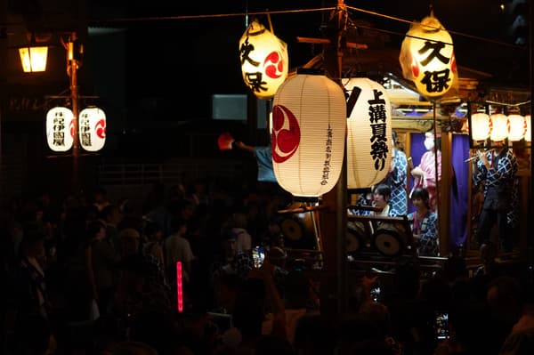 Kamimizo Summer Festival bearers