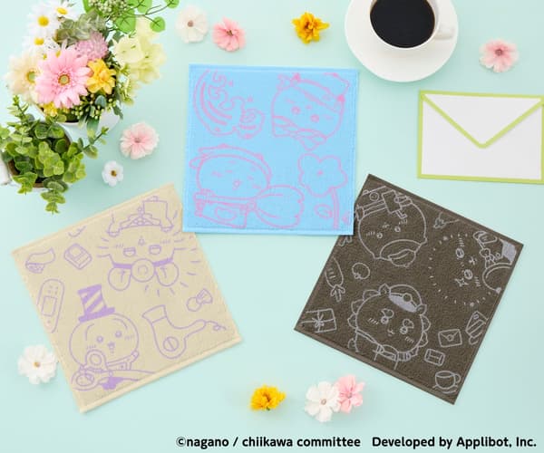 Chiikawa Pocket Shopkeeper Hand Towels
