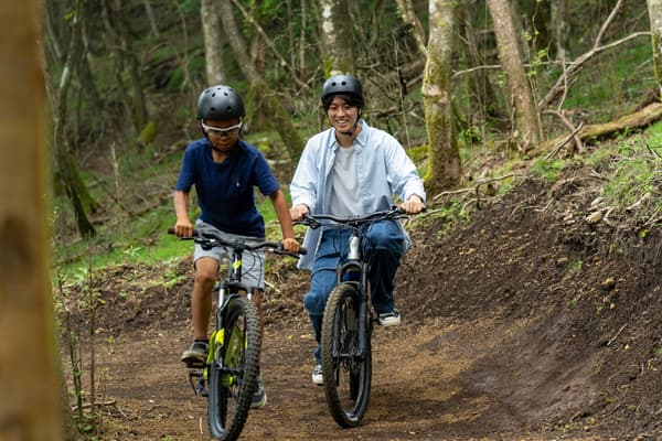 FUJIYAMA TRAIL mountain bike course at Grinpa