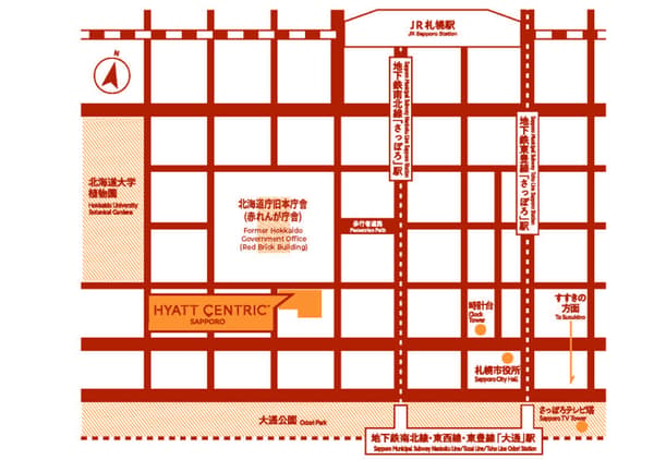 Hotel location map