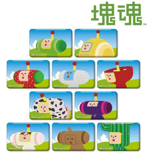 Katamari Damacy Trading Square Tin Badges