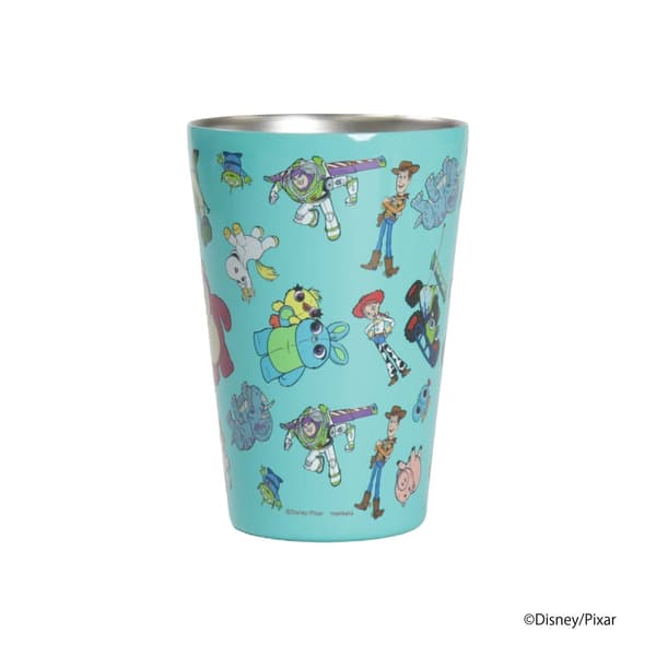 Vaso de acero inoxidable con diseño Mix, vista trasera