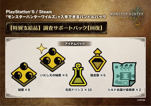 魔物獵人 Wilds 下載代碼道具