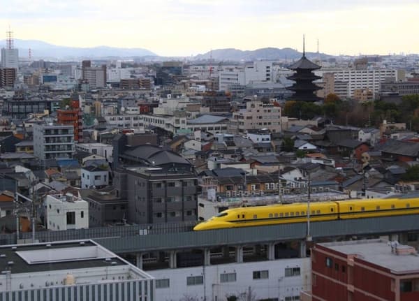 京都顶层法式餐厅景观
