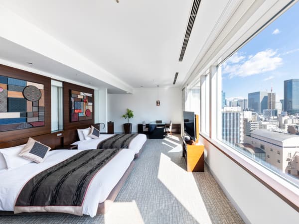 客房：行政轉角雙床房「Tsumugi」