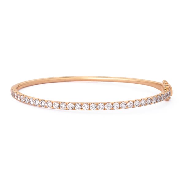 Diamond Bangle in 18K pink gold (K18PG)