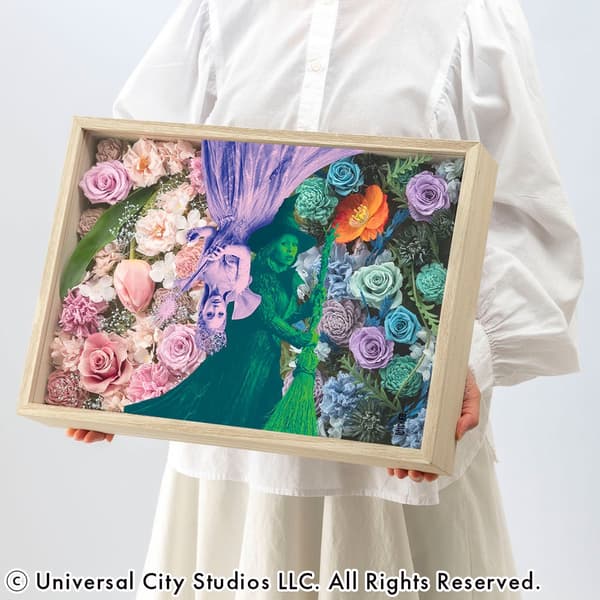 雙女巫裱框藝術品細節