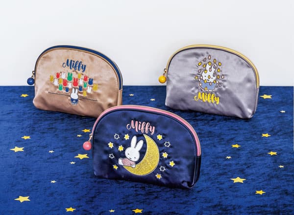 Miffy satin make-up pouch