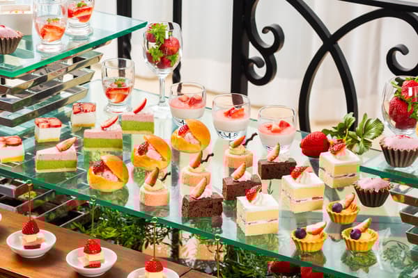 草莓自助餐展示