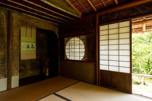Casa de té Hitōtei en el Templo Ninna-ji