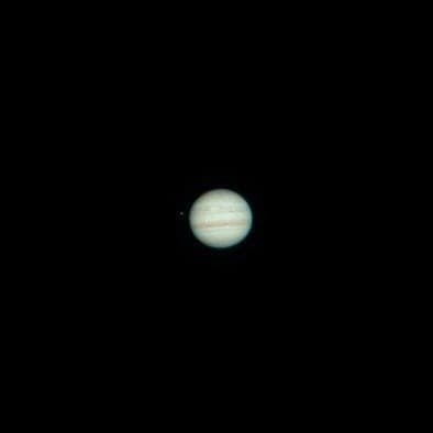 Another planet seen through the telescope