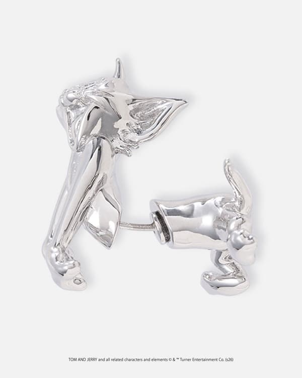 Tom and Jerry × LOVE BY e.m. Tom Earrings ¥13,200 tax included