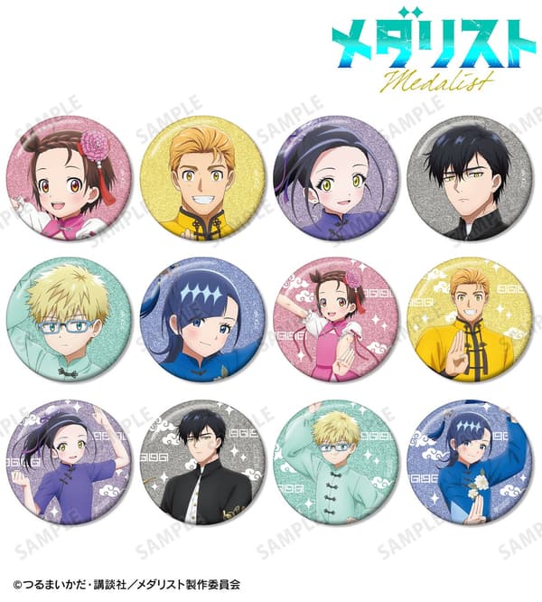 Newly Illustrated China Dress ver. Trading Glitter Can Badge