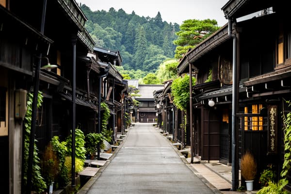 Paisaje urbano antiguo de Hida Takayama