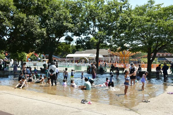 Splash Pond at Hitachi Seaside Park's Water Play Area