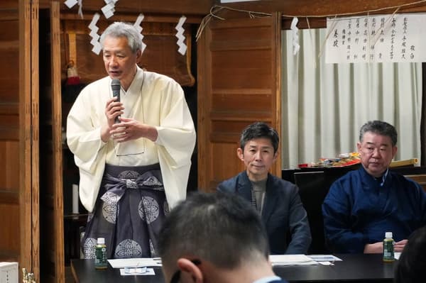 出羽三山神社的阿部宫司