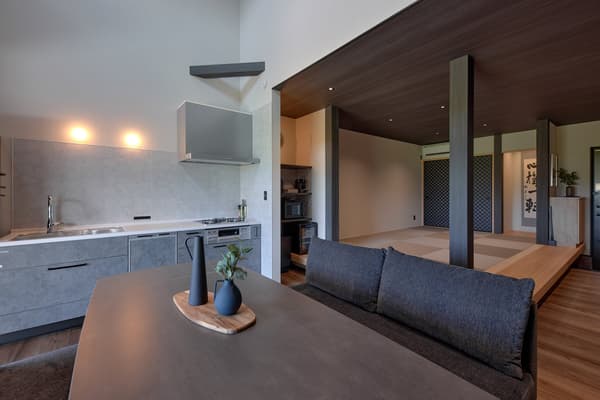 Living and dining area