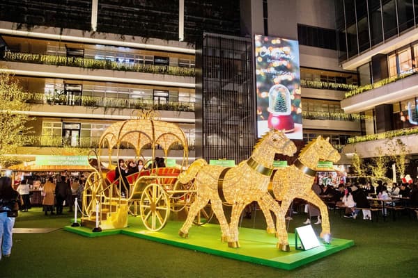 福岡大名花園城市馬車燈飾