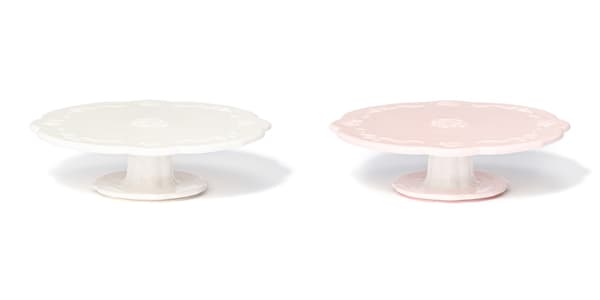 Rose Relief Cake Stand