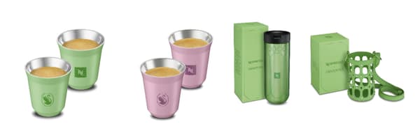 Pixie Cups dan Mug Perjalanan dengan dudukan