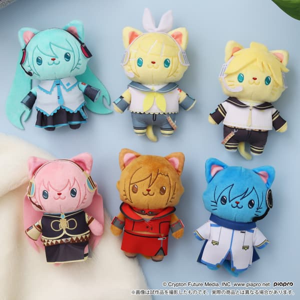 初音未来系列 withCAT 带眼罩毛绒钥匙链挂件