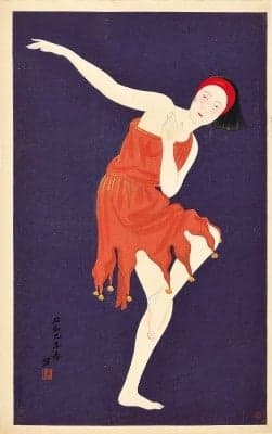 Shin-hanga work on display