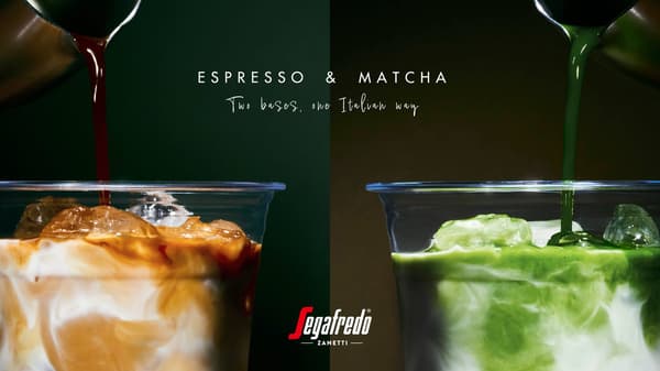CUZEN MATCHA and Segafredo Zanetti collaboration — new matcha beverage lineup