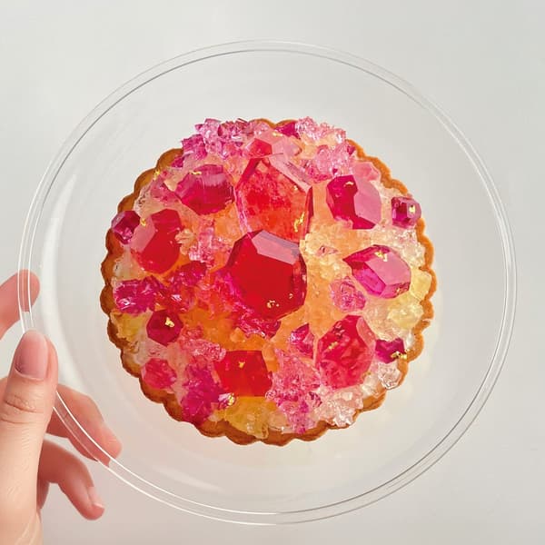Ruby Birthstone Ice Tart