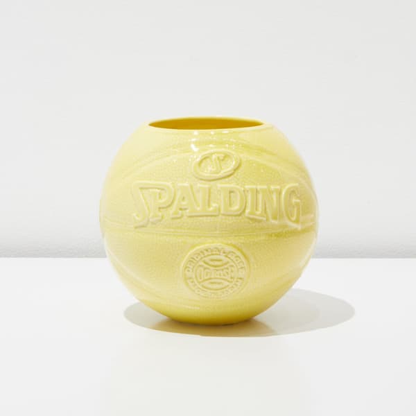 CERAMIC BASKETBALL PLANTER with BOX