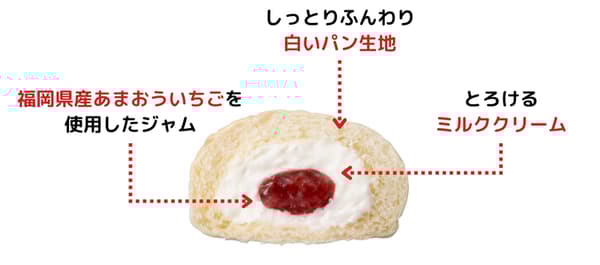 显示奶油和草莓层的横截面图像
