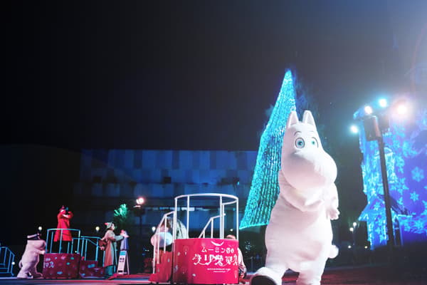 Participatory night show with Moominvalley's friends