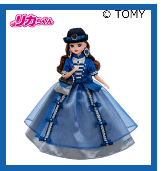 Licca-chan in the 500 Series Shinkansen dress