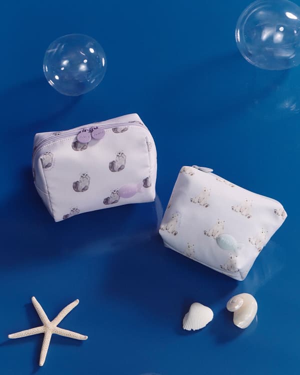 kantong motif dan kantong tisu KOLEKSI SEA ANIMALS gelato pique