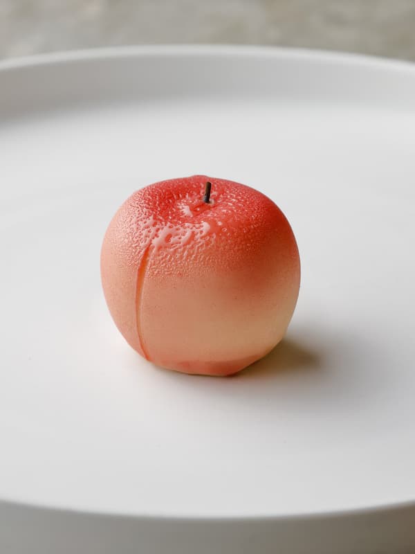 桃子香草白慕斯