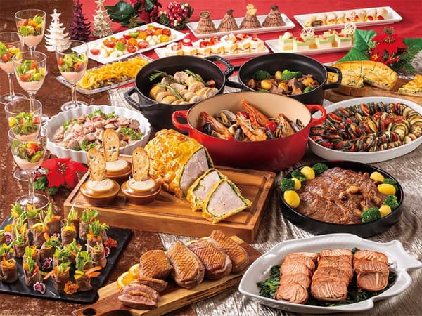 Una emocionante selección de platos de buffet