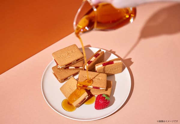 草莓枫糖夹心饼干产品