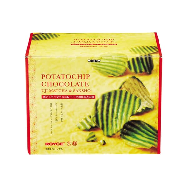 ROYCE' Kyoto Cokelat Keripik Kentang [Uji Matcha & Sansho]