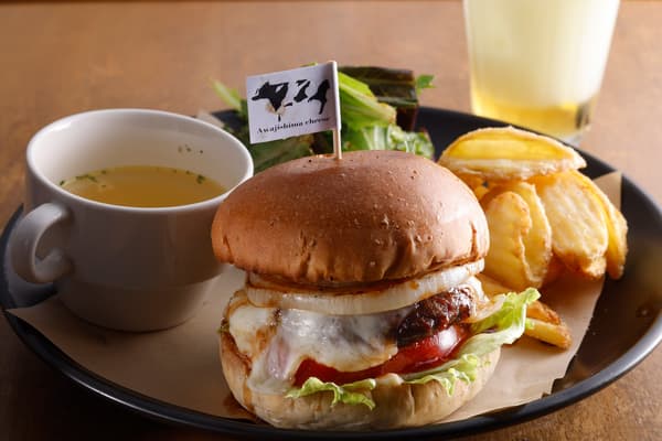 Awaji Island Cheese Burger Plate