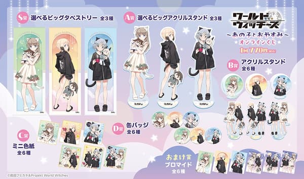 World Witches Online Lottery Prize Lineup