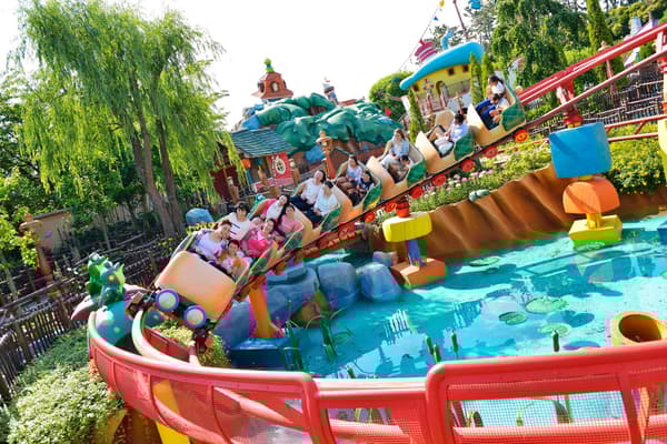 Gadget's Go Coaster soaking version at Tokyo Disneyland