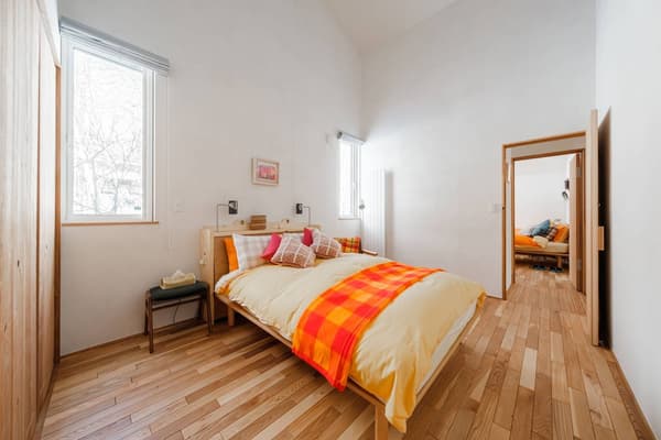 One of the bedrooms