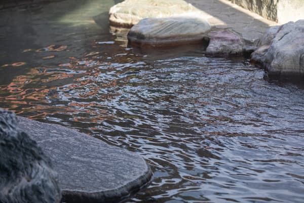 Outdoor bath at Kotori no Yu