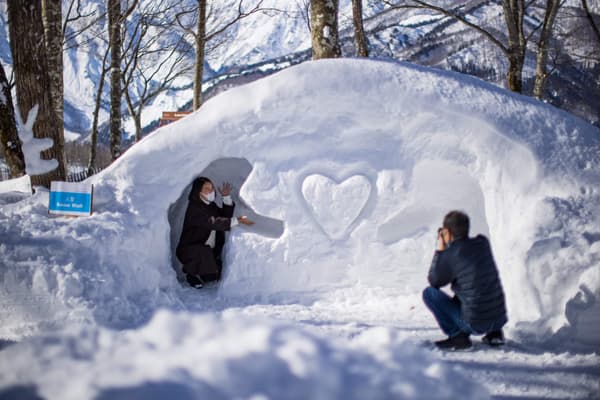 Snow Wall photo spot at IWATAKE WHITE PARK