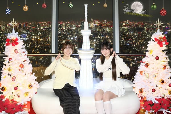 크리스마스 한정 사진 서비스 ©TOKYO-SKYTREE