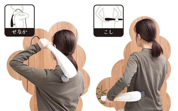 在不同身体部位使用按摩器