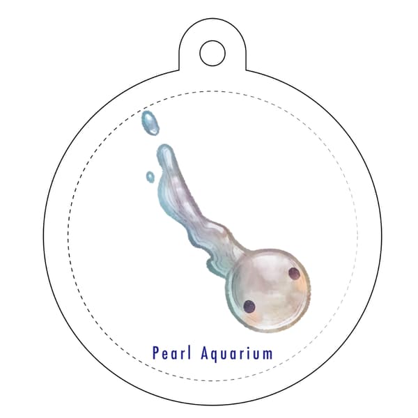 蝌蚪珍珠钥匙链