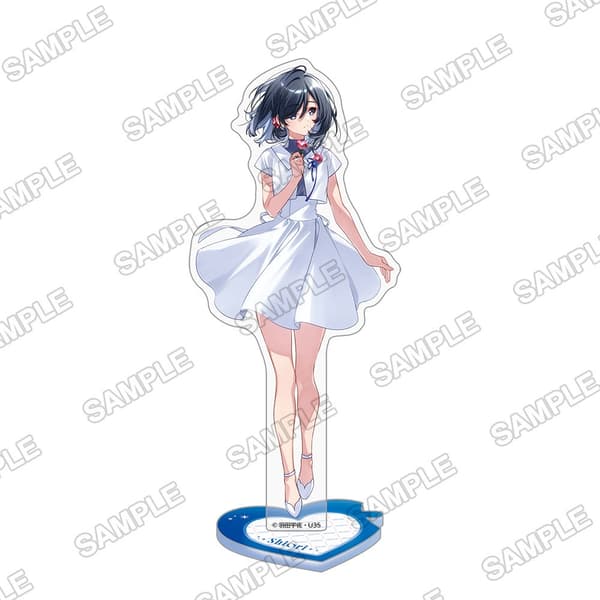Acrylic stand dengan ilustrasi baru, 宮城志緒理